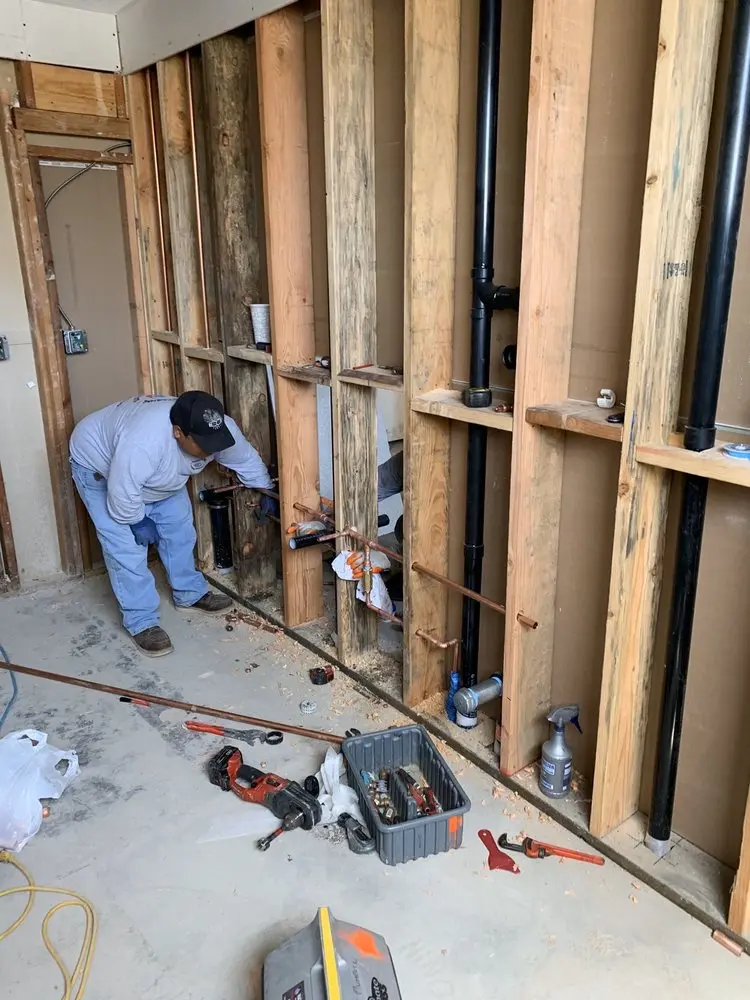 Commercial rough-in plumbing for Gas Line Repair in Ira